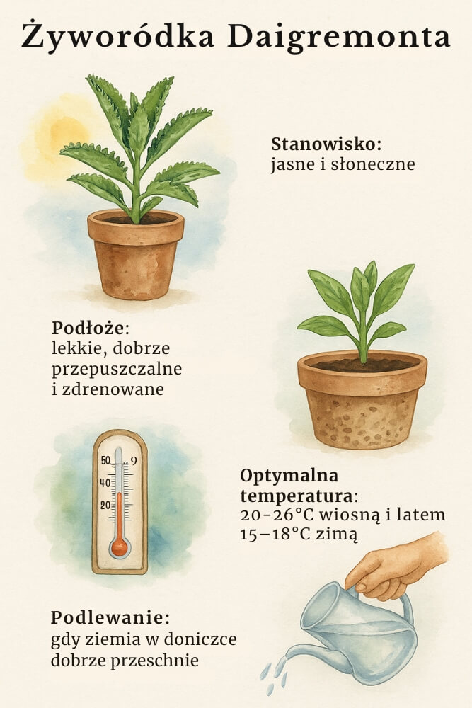 uprawa żyworódki Daigremonta jak uprawiać żyworódkę Daigremonta