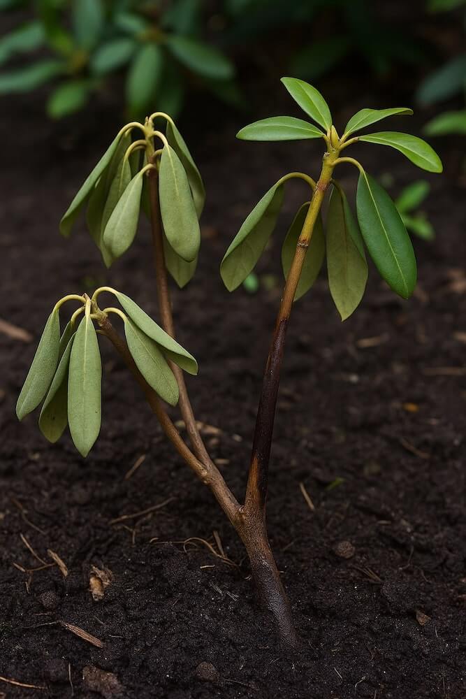Choroby rododendronów - Fytoftoroza