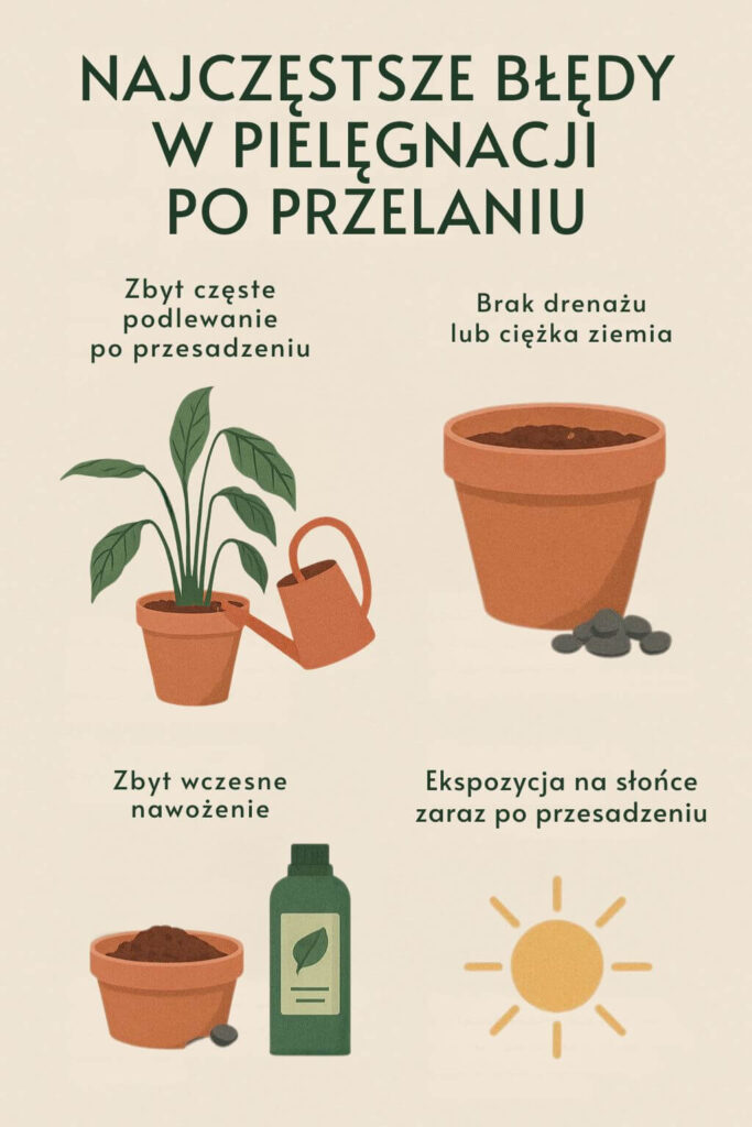 Przelany skrzydłokwiat - najczęstsze błędy