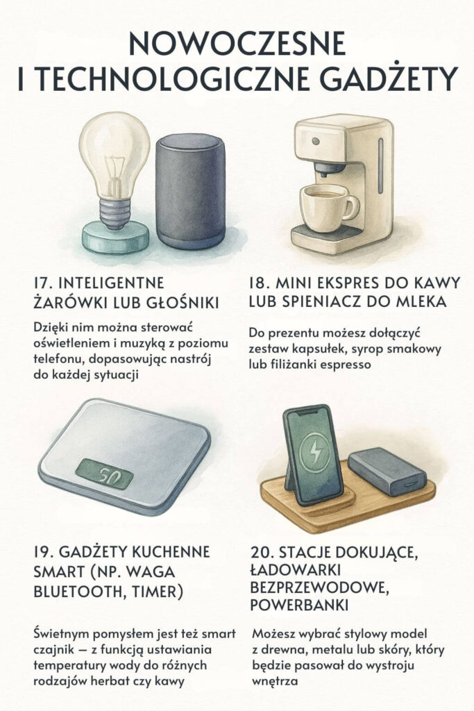 Co kupić na parapetówkę? Nowoczesne gadżety