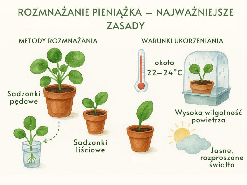 Jak rozmnażać kwiat pieniążek? Porady