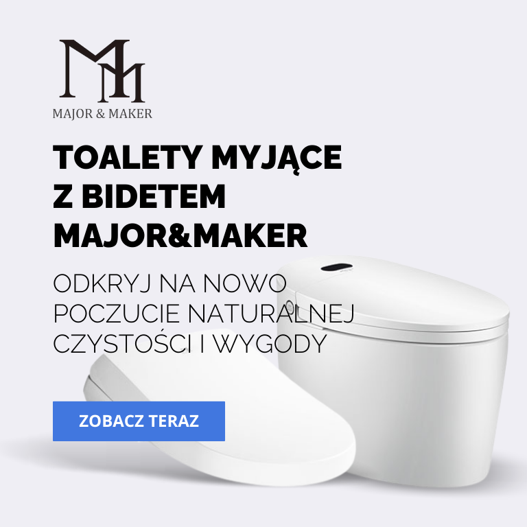 Toalety myjące Major&Maker