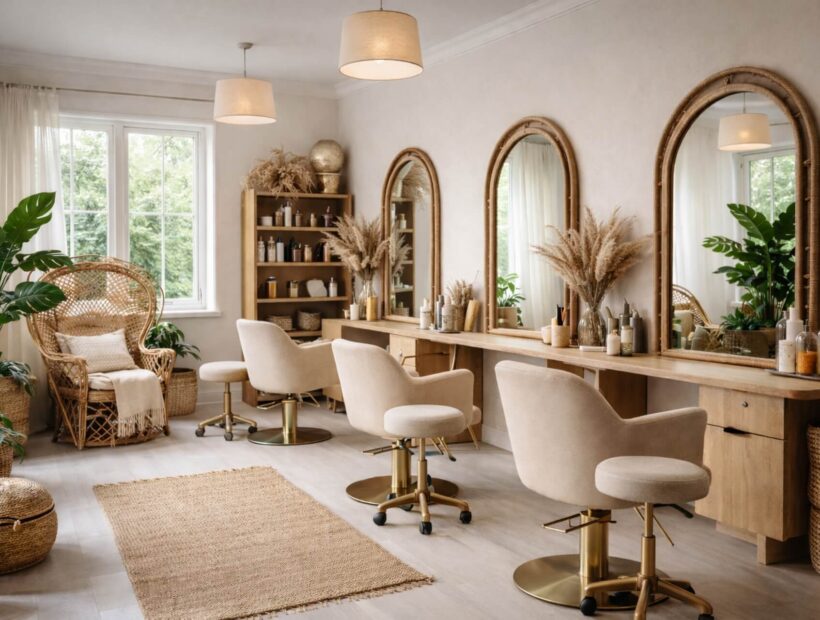 Jak urządzić salon fryzjerski w stylu boho?
