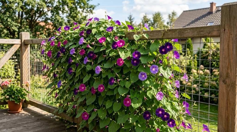 pnącza na balkon - wilec purpurowy 